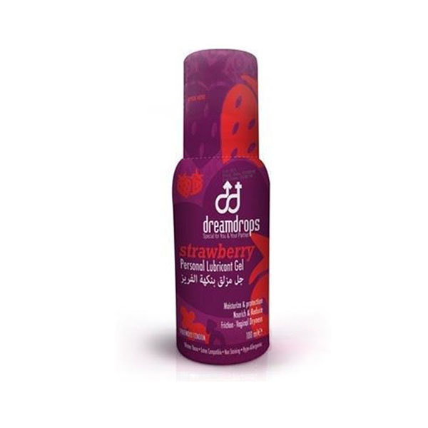 Dream Drops Strawberry Lubricant Gel 100Ml